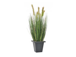 Moorgras im Dekotopf, künstlich, 60cm