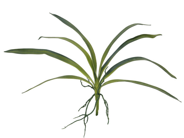 Orchid leaf (EVA), arificial, green, 45cm
