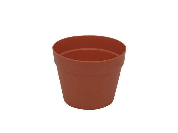 Übertopf aus Kunststoff, rot, 17cm