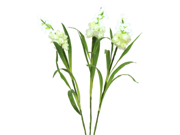 Arum set, 3 branches with LEDs white 85cm