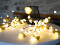 Camellia bow, with LEDs, white, 50cm