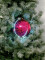LED Snowball 8cm, pink 5x