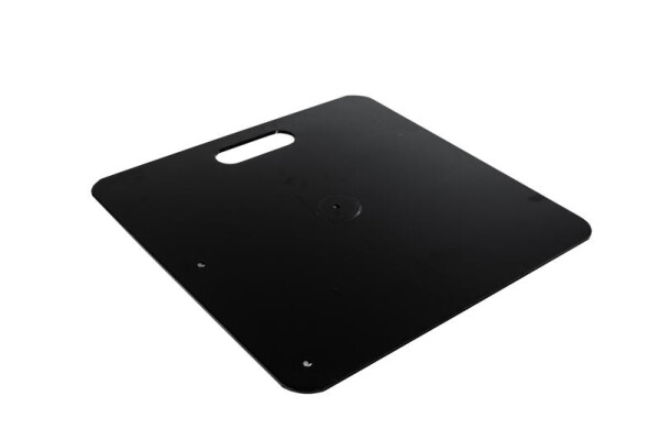 base plate 600x600x5mm black