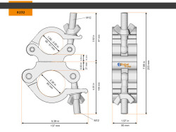 Swivel Coupler 50-60/50/500kg