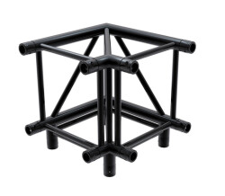 F44 P 3-way corner C30 90° stage black