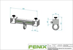 holding fixture for audio systems AC-584