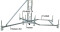 Outrigger + queer bracing 150cm ALU