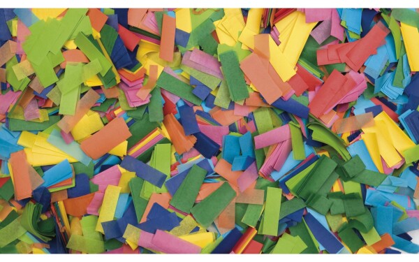 Show Confetti Rectangle 55 x 17mm Multicolour 1 kg