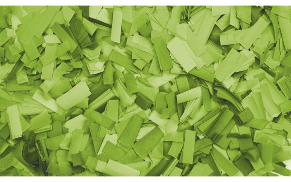 Show Confetti Rectangle 55 x 17mm Clear Green 1 kg