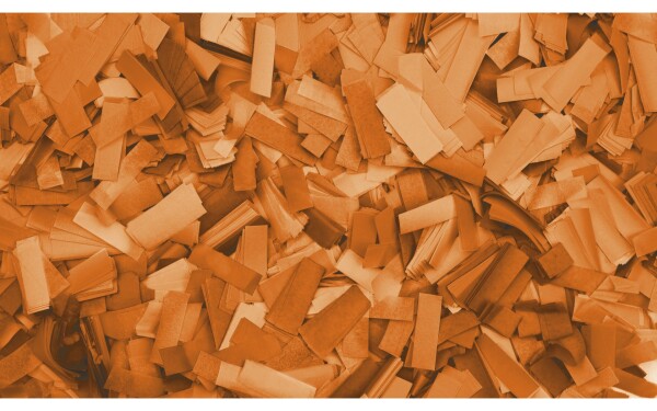 Show Confetti Rectangle 55 x 17mm Orange 1 kg
