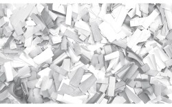 Show Confetti Rectangle 55 x 17mm White 1 kg