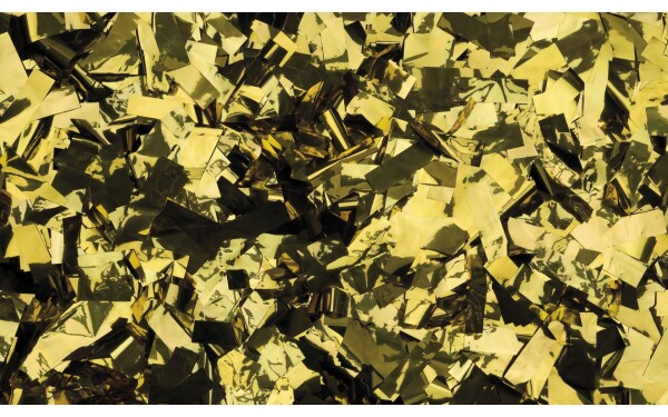 Show Confetti Metal Gold Rectangle 1 kg