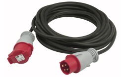Motorcable 20 m, CEE 4P 16A Red
