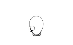 Saveking 4mm 0,6m 40kg BGV-C1 Black