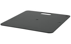 Base Plate - Powder coated 450x450mm 8kg Black