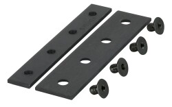 Eurotrack - Connection strip Black (powder coated)