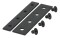Eurotrack - Connection strip Black (powder coated)