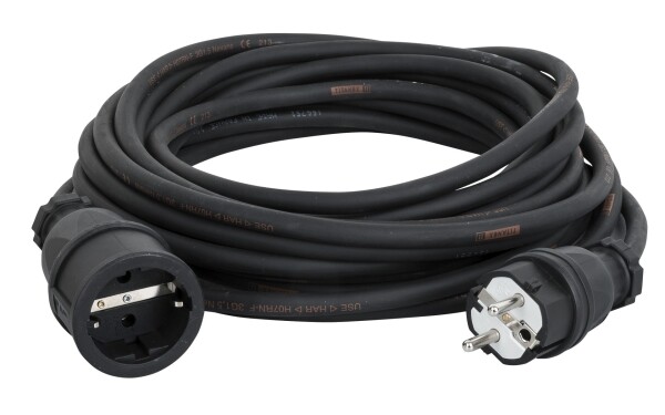 Ext. Cable Schuko/Schuko with 10 m 3 x 1.5mm2