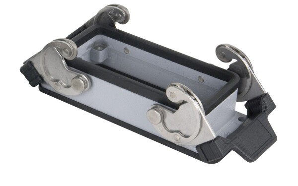 16/72p. Chassis Open Bottom/Clips Grey