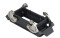 16/72p. Chassis Open Bottom/Clips Black
