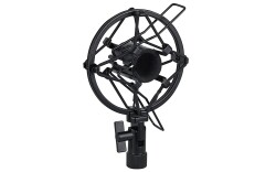 Microphone holder 22-24 mm Black