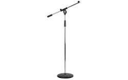 Mic. Stand 160 cm Chrome 960-1600mm