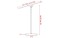 Mic. Stand 160 cm Chrome 960-1600mm