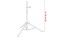 Air Pressure Speaker Stand 35mm Aluminium 1300-1900mm 40Kg