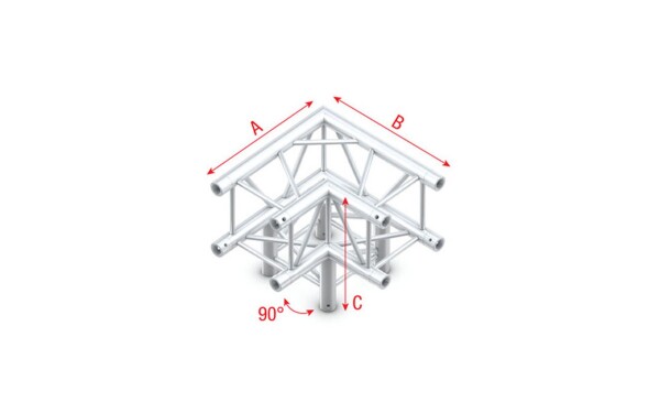 Corner 3-way 90 Deco-22 Quatro
