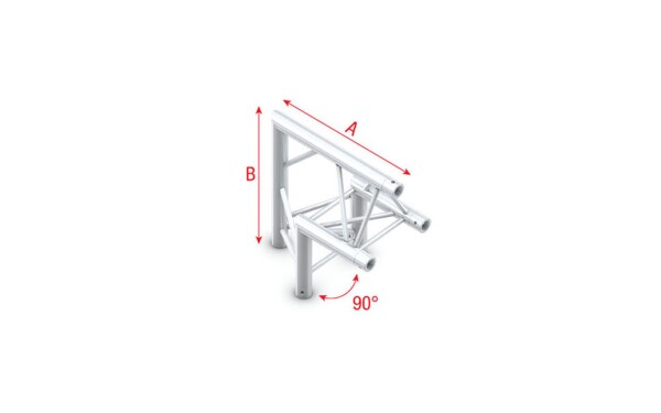 Corner 90° apex up Deco-22 Triangle