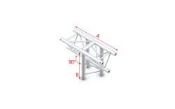 T-Cross vertical 3-way, apex down Pro-30 Triangle F