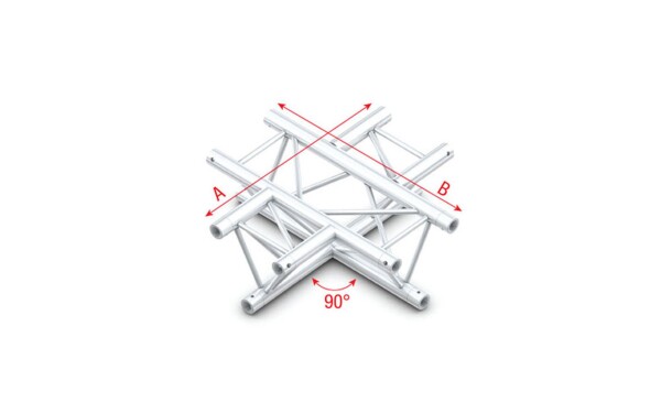 90° 4-way horizontal Pro-30 Triangle G