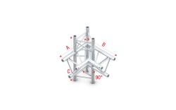 T-Cross vertical 3-way apex down Pro-30 Triangle G