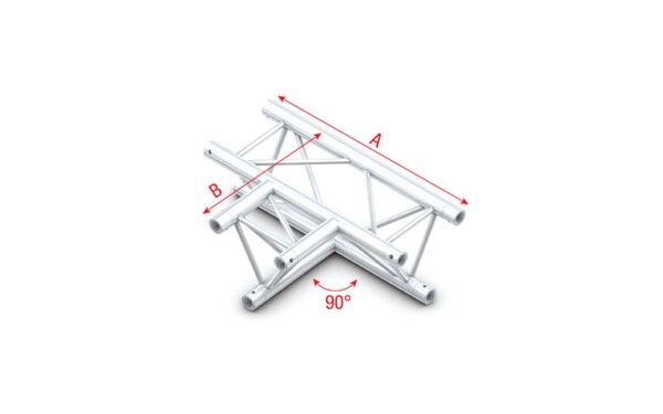 90° 3-way horizontal Pro-30 Triangle P