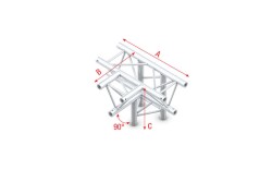 T-Cross + down 4-way Pro-30 Triangle P