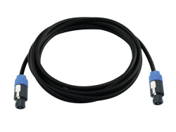 Lautsprecherkabel Speakon 2x4 3m sw