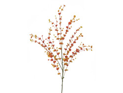 Eucalyptus spray, artificial, orange, 110cm