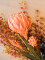 Eucalyptus spray, artificial, orange, 110cm