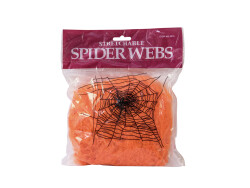 Halloween spider web orange 20g