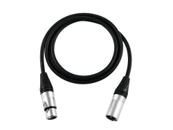 XLR cable 3pin 3m bk Neutrik