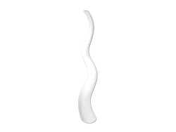 Designvase WAVE-125, weiß