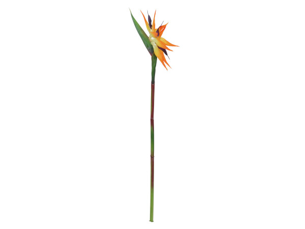 Bird-of-paradise spray, artificial plant, orange, 95cm