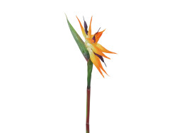 Bird-of-paradise spray, artificial plant, orange, 95cm