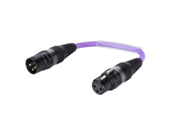 Adaptercable XLR(M)/XLR(F) Ground Lift bk