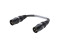 Adaptercable XLR(M)/XLR(M) 0.15m bk