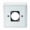 AP-EDIZIOdue D-Serie Einbaubuchse,74x74mm,weiss