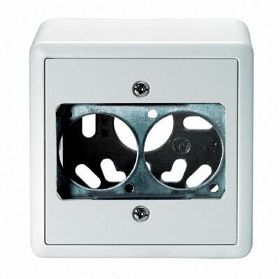 AP-EDIZIOdue 2xD-Serie Einbaubuchse, 88x88x56mm