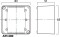 Aufputz AP-Gehaeuse 83x83x51mm