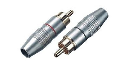 Cinch Kabelstecker f.5mm Kabel per Paar