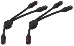 Audio-Y-Kabeladapter-Paare, 25cm
